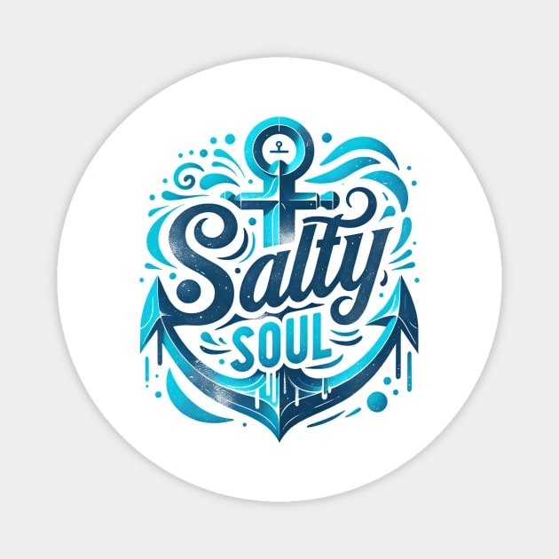 Boating Salty Soul Magnet by Teresa's Store 1